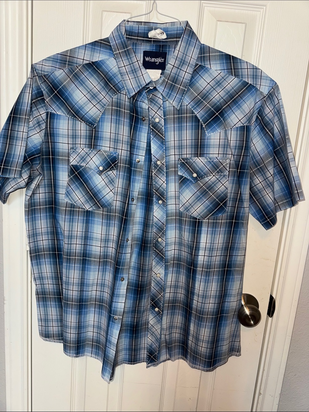 Wrangler pearl snap short sleeve